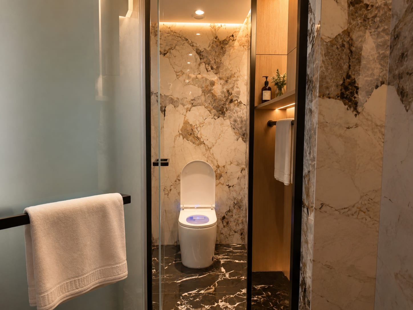 Marble bathrooms