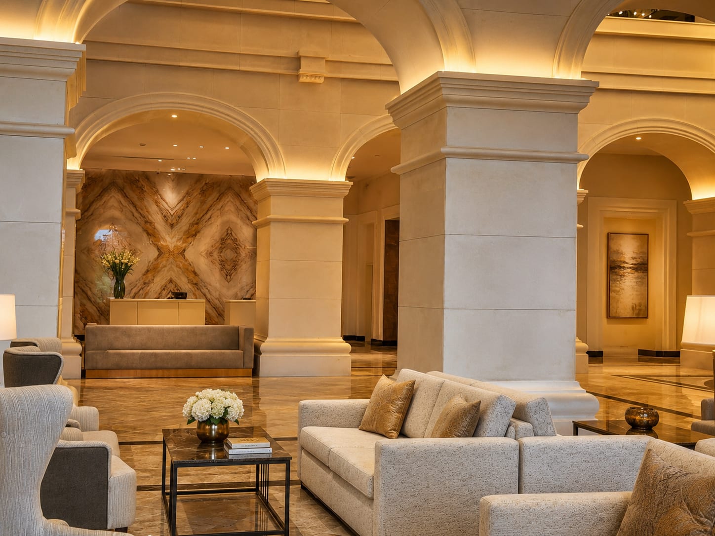Arrival & Lobby — Portrait Hotel